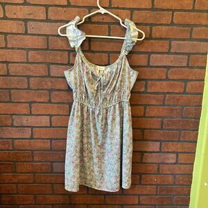 Altar'd State Floral Mini Dress - Size Large Milk Maid Whimsy Baby Doll Girly